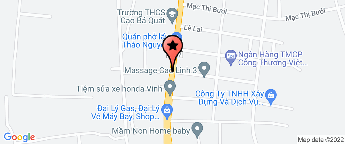 Map go to Giadinh Ramie Joint Stock Company