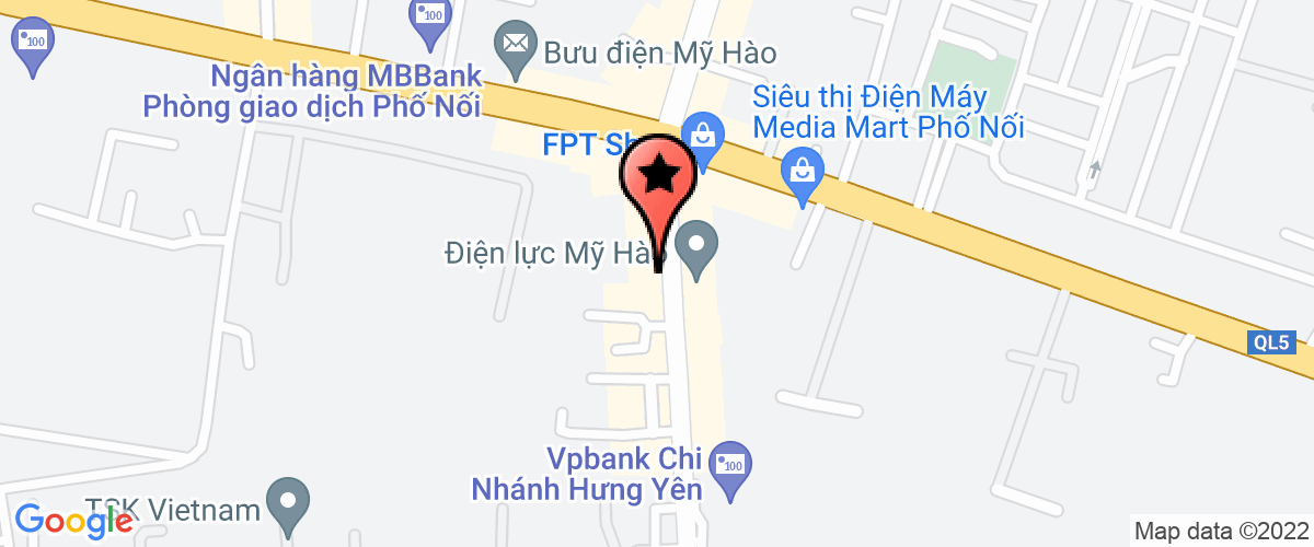 Map go to Xu Ly  Hung Yen Fresh Environment High Technology Joint Stock Company