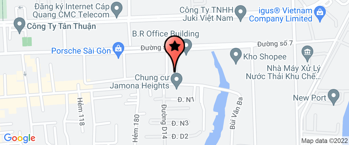 Bản đồ đến Công Ty TNHH Khách Sạn Tinano