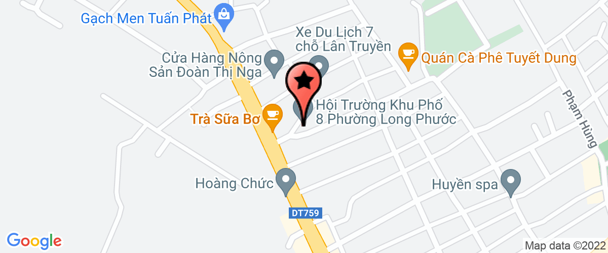 Map go to Thu Hoan One Member Company Limited