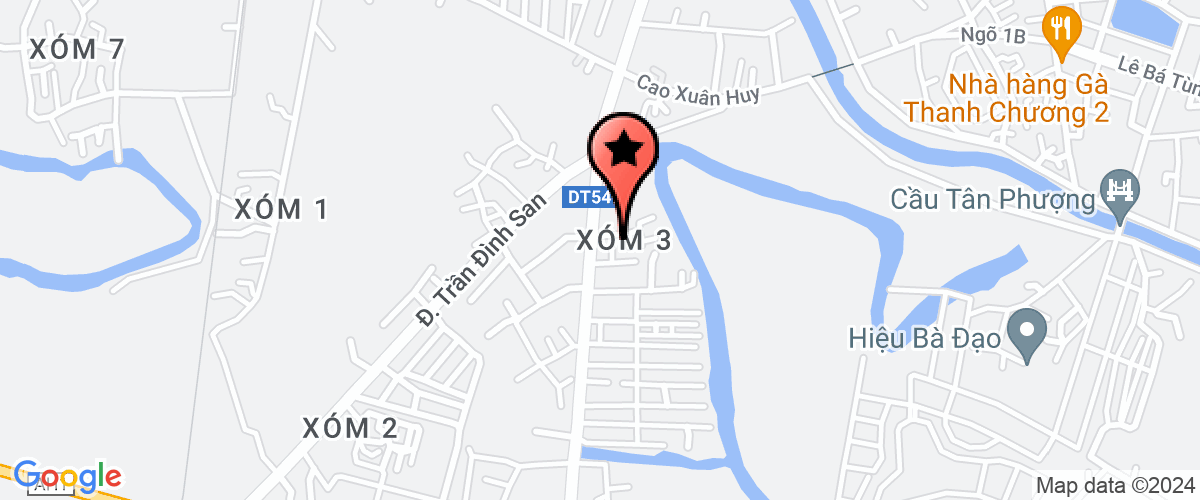 Map go to Ben Xe Van Minh Joint Stock Company