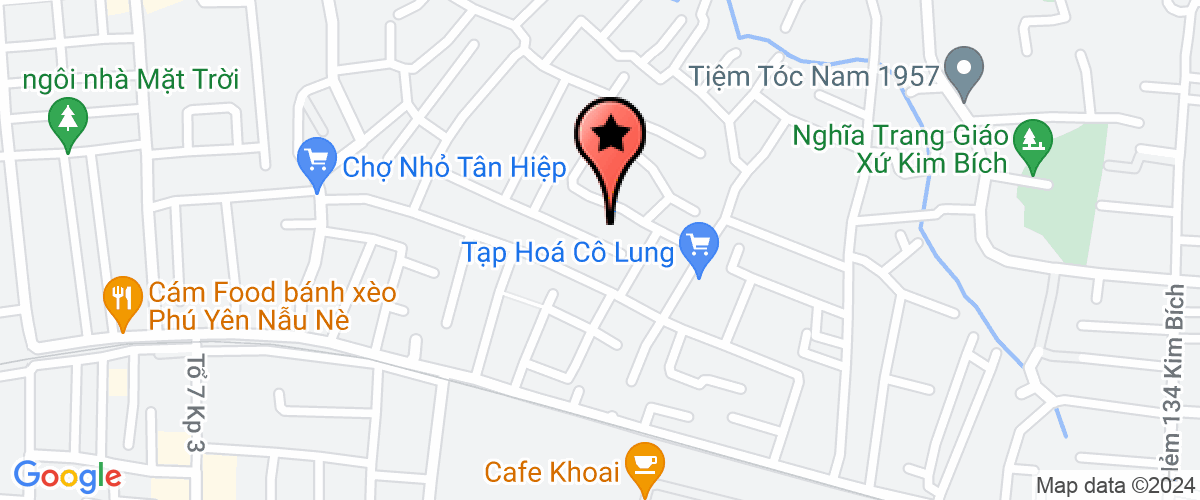 Bản đồ đến Công Ty TNHH Một Thành Viên Nhà Hàng Tiệc Cưới Thái Đô
