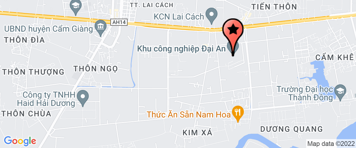 Map go to Namae Vina Electronics Company Limited