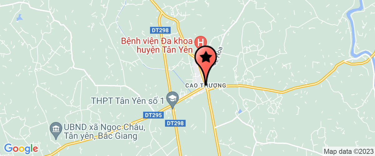 Map go to Mat tran to quoc Tan Yen District