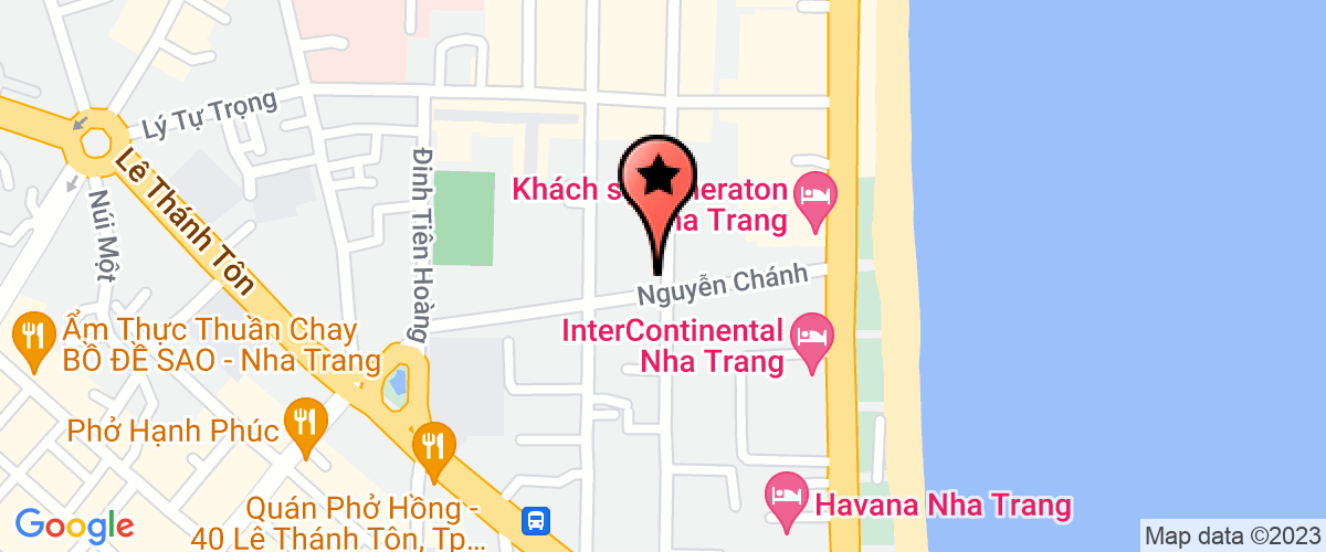 Map go to Thuy Loi Khanh Hoa Construction Consultant Joint Stock Company