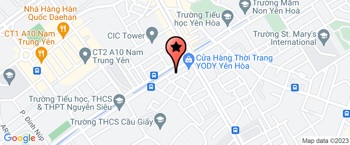 Map go to Nam Hong Production And Trading Service Company Limited