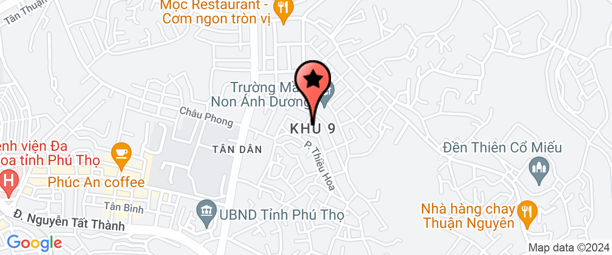 Bản đồ đến Công Ty TNHH Khang Thái Phú Thọ