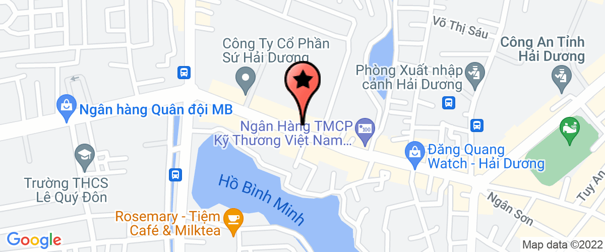 Map go to Quang BA Hai Duong Enterprise And Trading Stimulate Company Limited