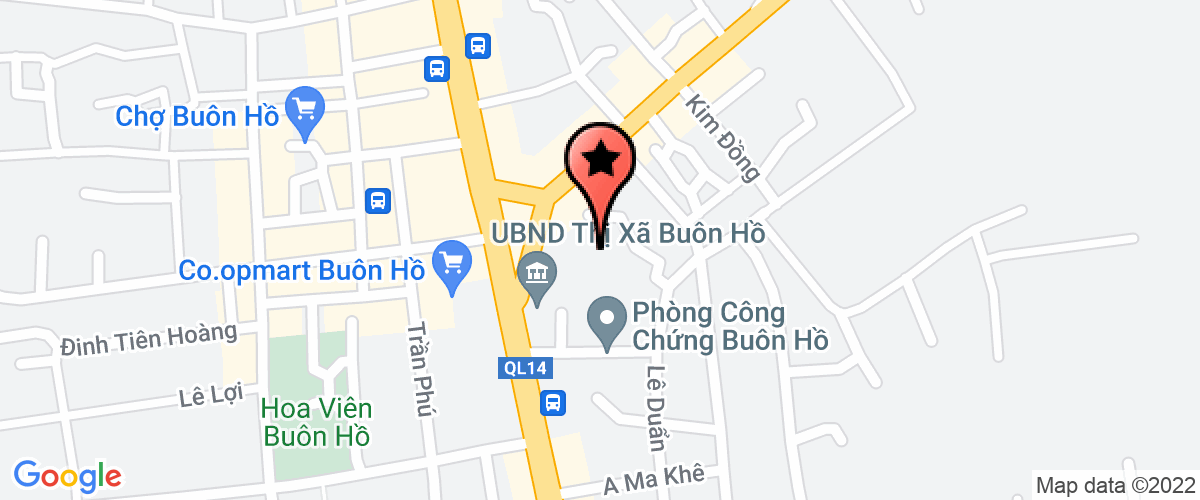 Map go to DNTN Van Trung Trading