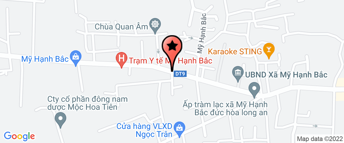 Map go to Hanh Nhan Xanh Production Trading Services Company Limited