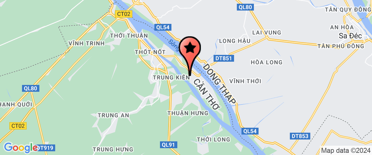 Map go to UBND Phuong Tan Loc