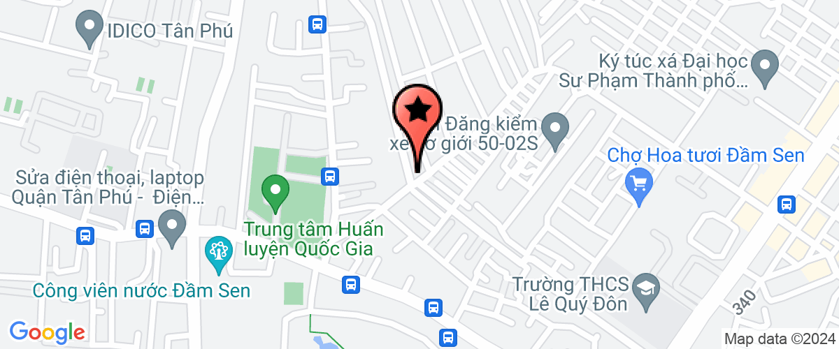 Map go to Ha Thu Ngoc Joint Stock Company
