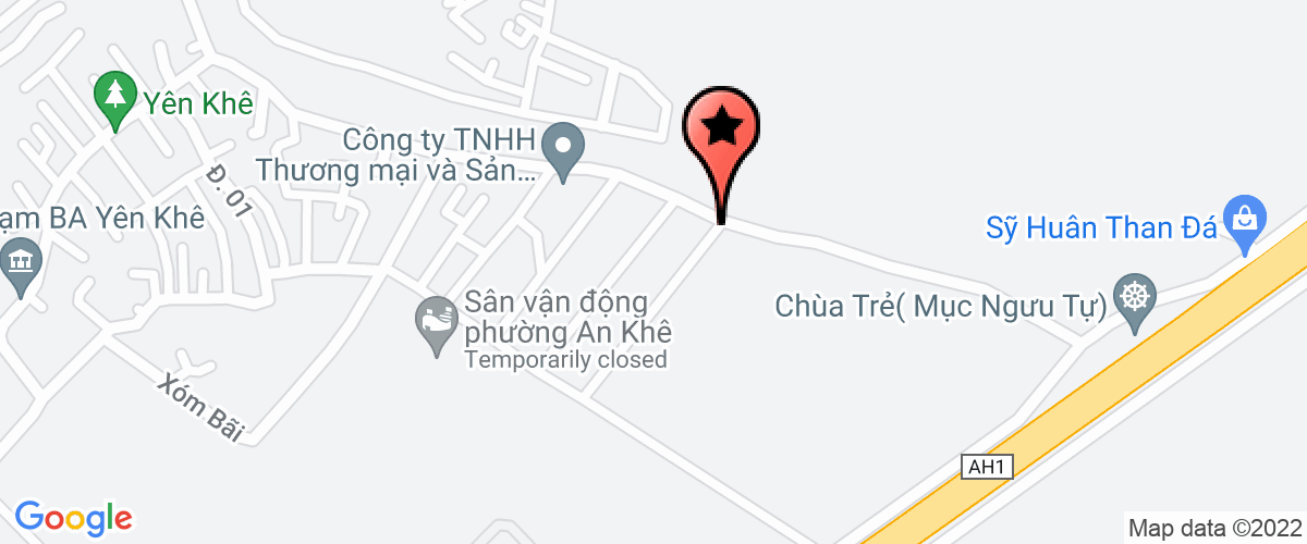 Map go to Song Thuong Milk Joint Stock Company