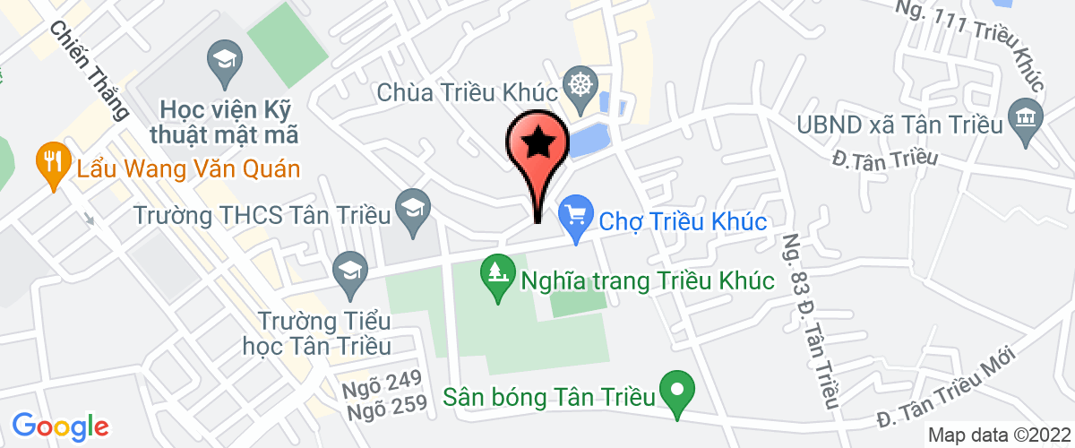 Map go to Ngoc Viet Media And Education Company Limited