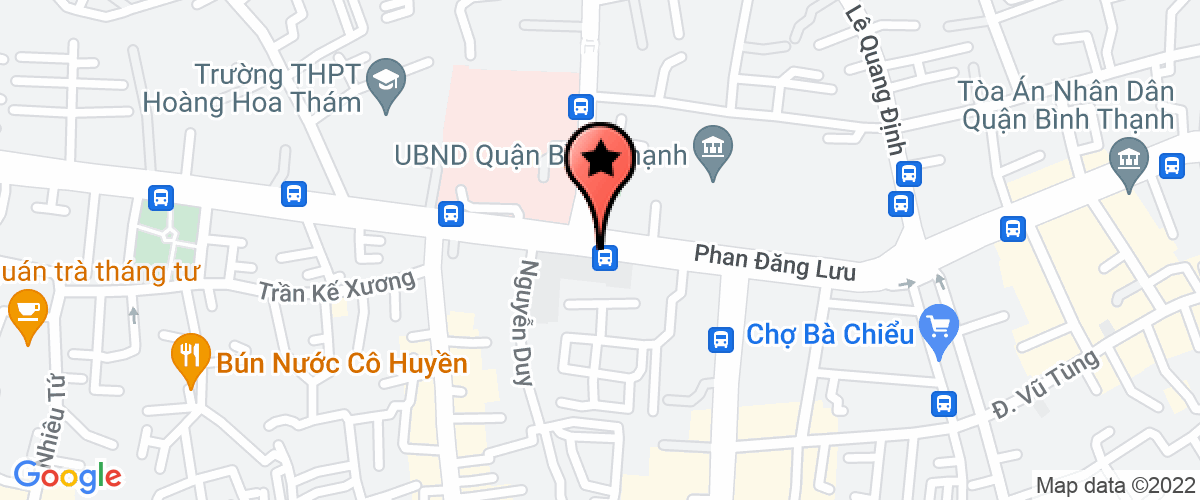 Map go to Nui Nam Xanh Company Limited