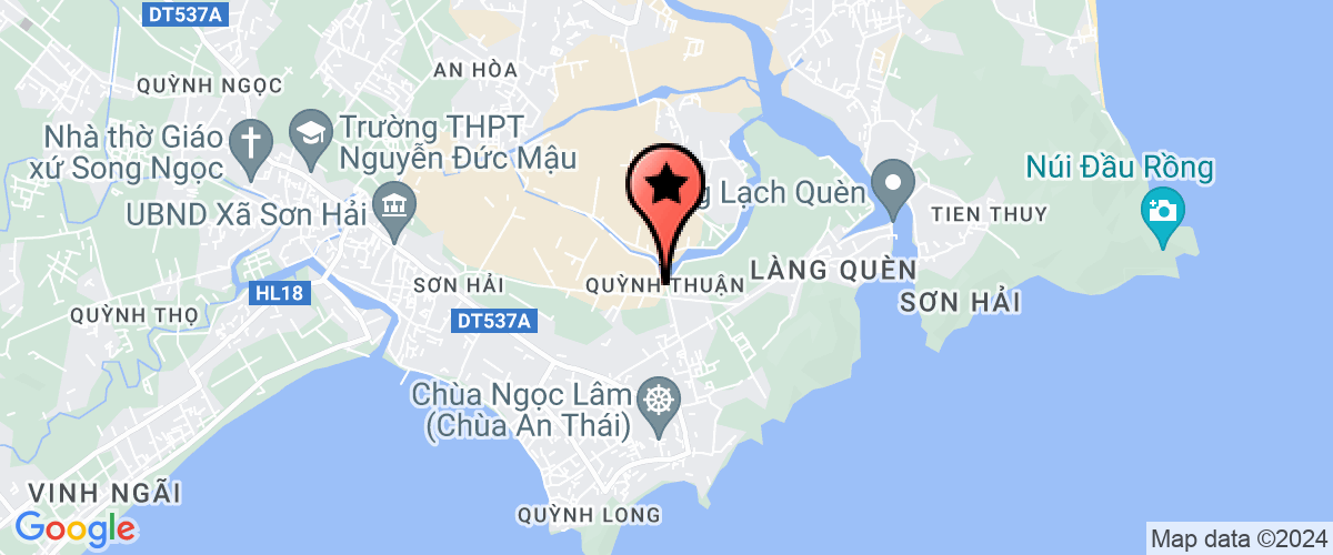 Map go to uy ban nhan dan xa Quynh Thuan
