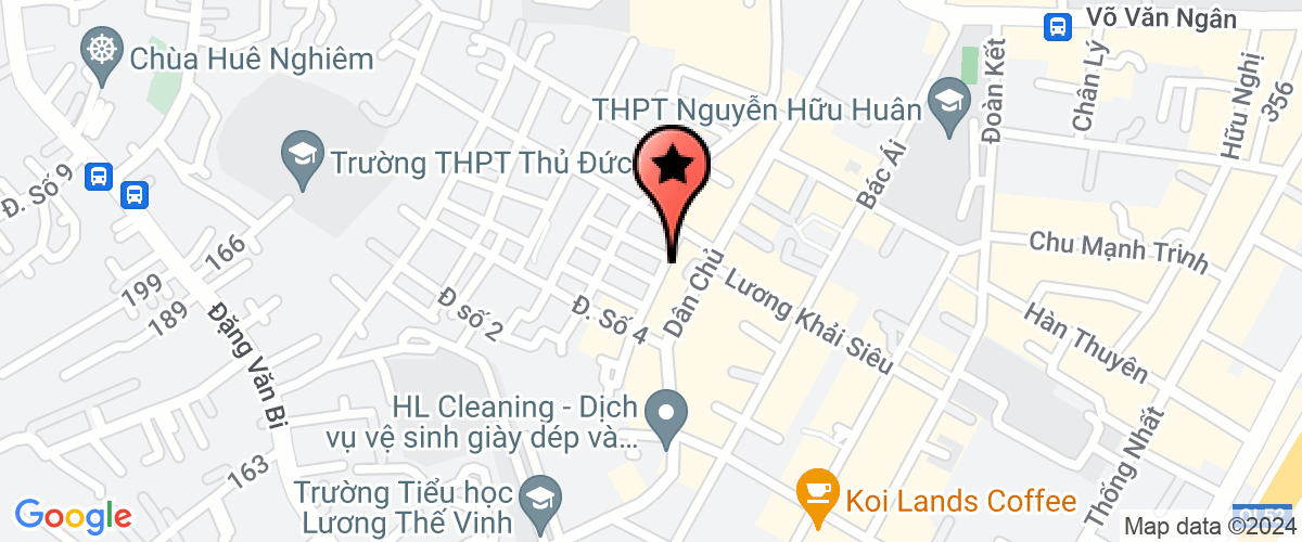 Map go to Canh Quan Hoa Cua Land Company Limited