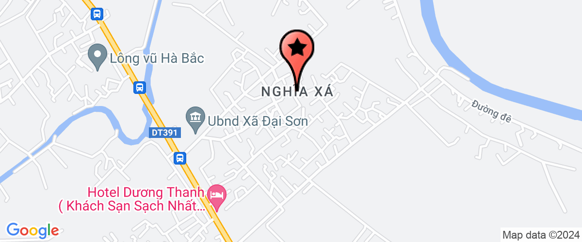 Map go to UBND Xa Dai Dong