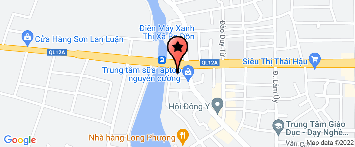 Bản đồ đến Trung tâm Kỷ thuật  TH Hướng nghiệp Quảng Trạch