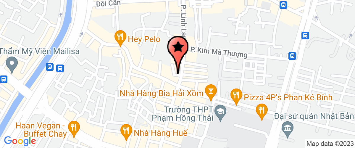 Map go to Minh Thang Auto Company Limited