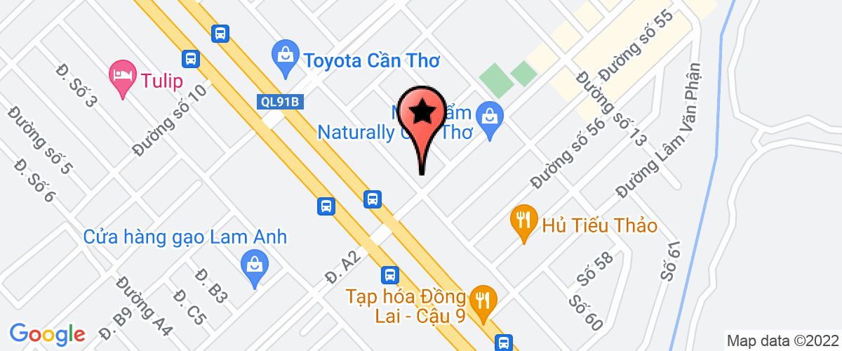 Map go to Thu Hoi No Dai Hung Joint Stock Company