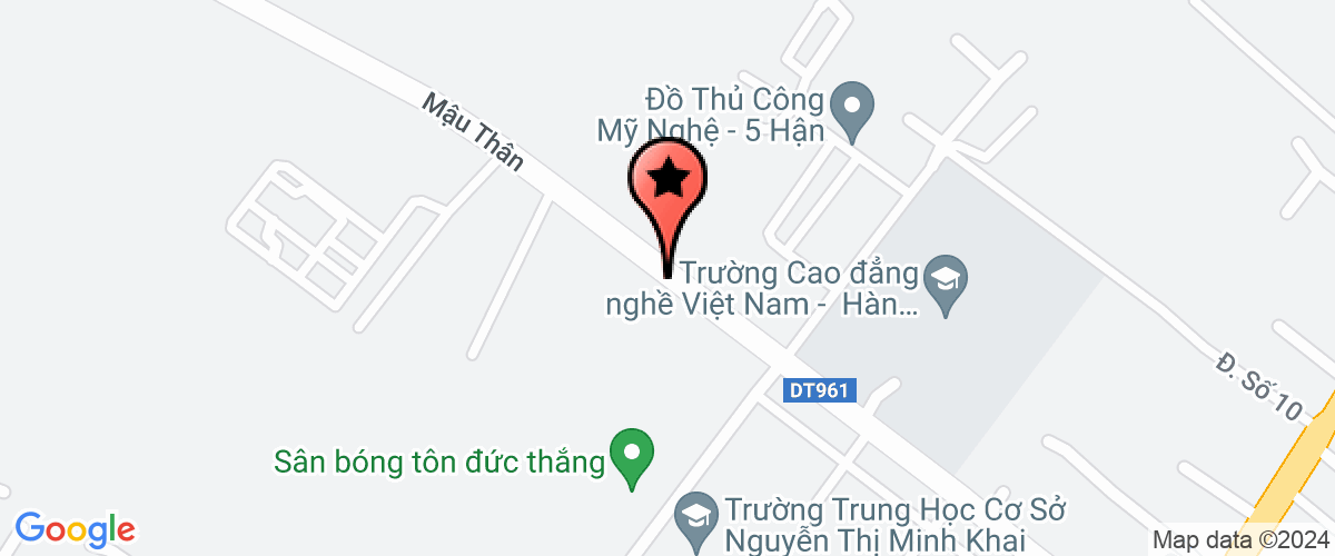 Map go to Bao Khang Ca Mau Construction Company Limited