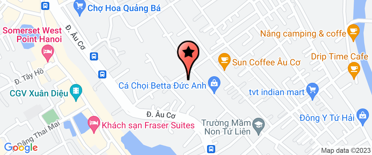 Map go to Citc VietNam Investment Joint Stock Company