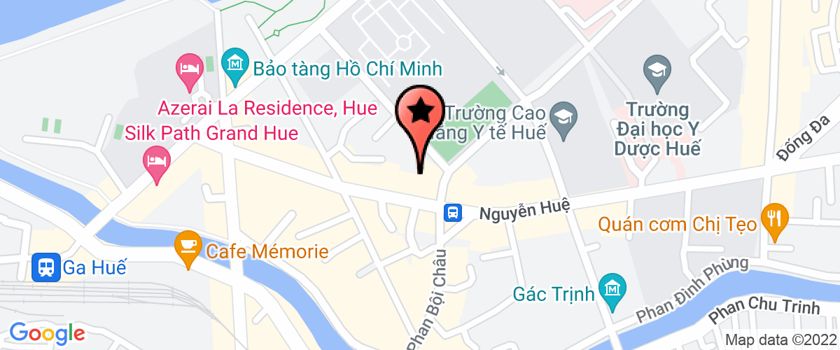 Map go to tu van va Phat trien khoa hoc Cong nghe Thua Thien Hue Province Center