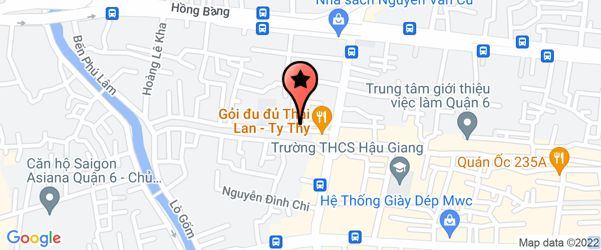 Map go to Thanh Giau Trading Service Company Limited