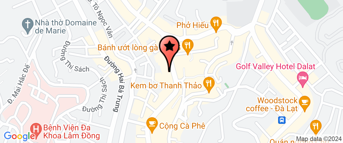 Bản đồ đến Công Ty TNHH Thương Mại Và Dịch Vụ Vận Tải Hiền ân - Lâm Đồng