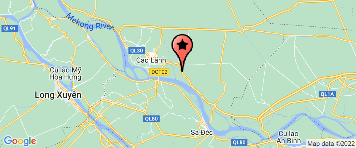 Map go to BQL  Cao Lanh District Public Construction