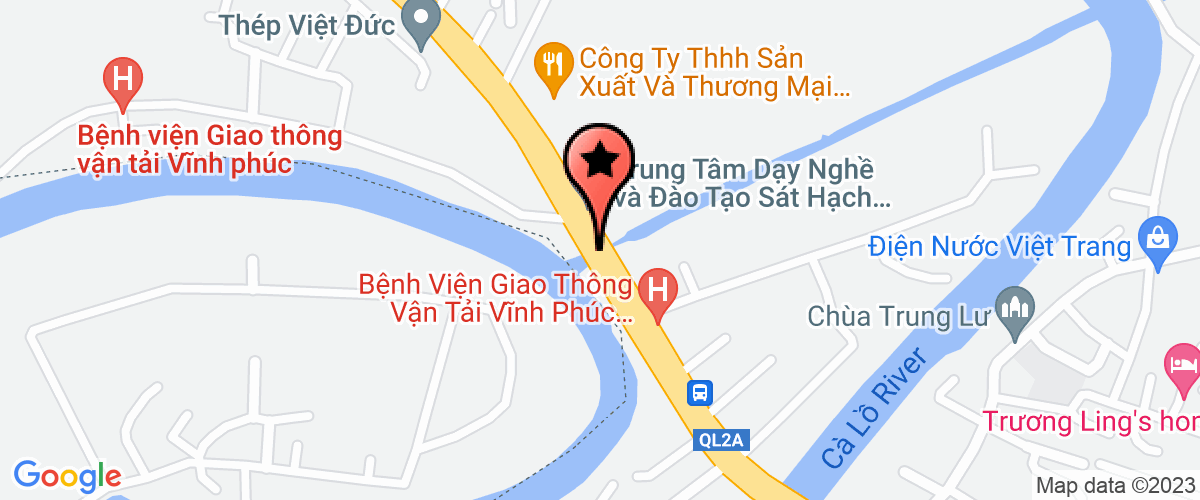 Map go to Phu My Production And Trading Joint Stock Company