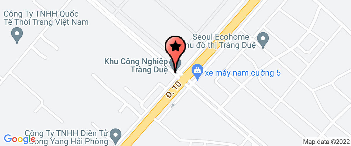 Map go to DOOSUNG HEAVY INDUSTRIES CO. LTD-Han Quoc thau phu cho goi thau XD ket cau thep cua NX so 2.....