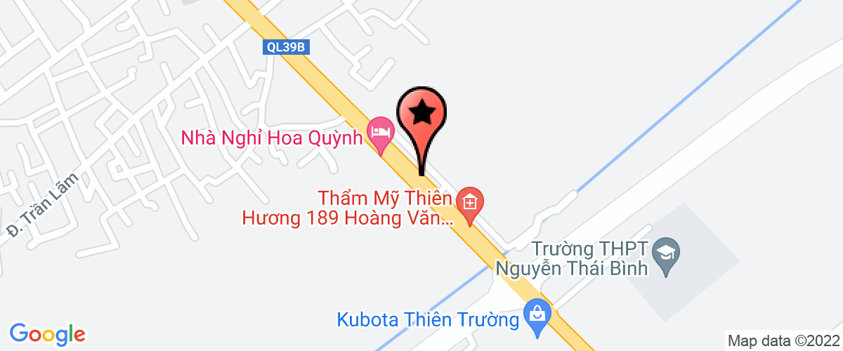 Map go to Thai Binh Trading and Construction Joint Stock Company