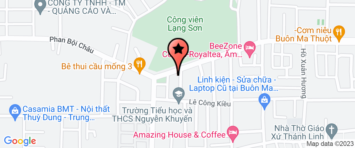 Map go to Thu Thao Food Company Limited