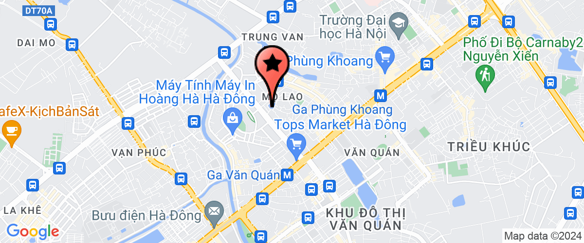 Map go to Xanh VietNam Technology Trading Company Limited