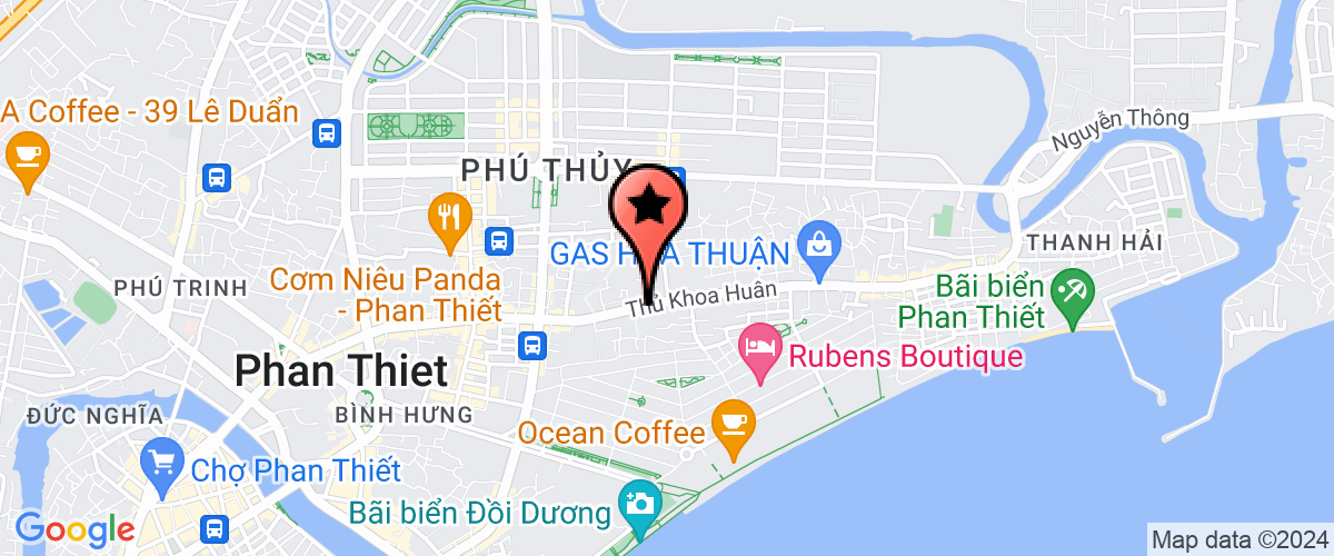 Map go to Nguyen Trai Secondary School