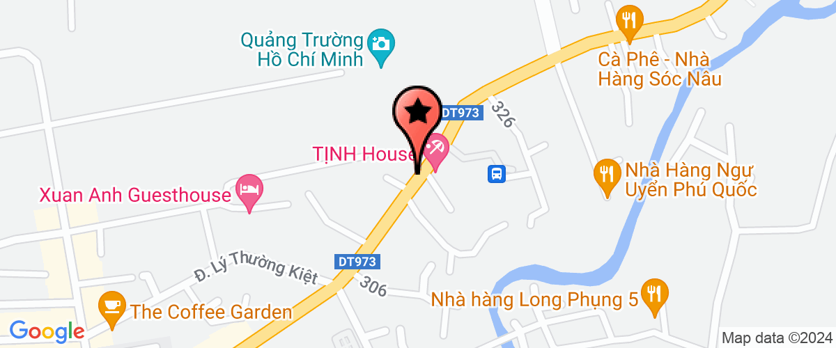 Map go to Thanh Pho Bien Phu Quoc Joint Stock Company