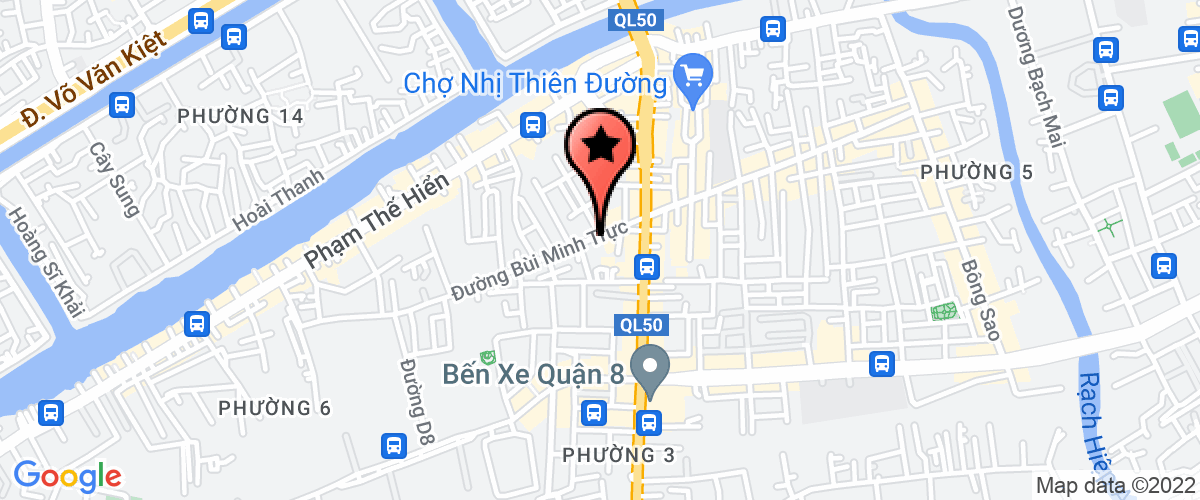 Map go to Gia Vy Xanh Technical Solution Company Limited