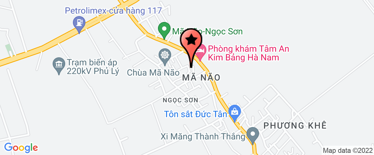 Map go to Truong xa Ngoc Son Nursery