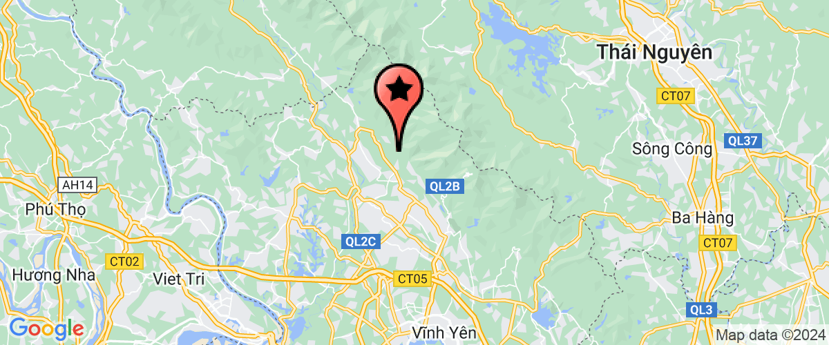 Map go to Tam Dao 668 Travel And Trading Company Limited