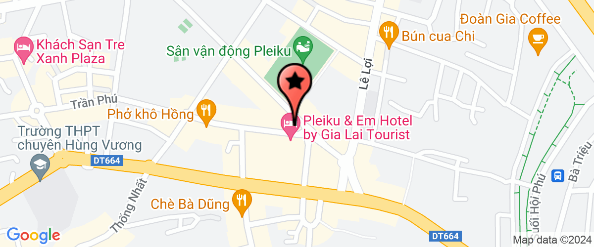 Map go to Gia Lai Medical Supplies Medicine Joint Stock Company
