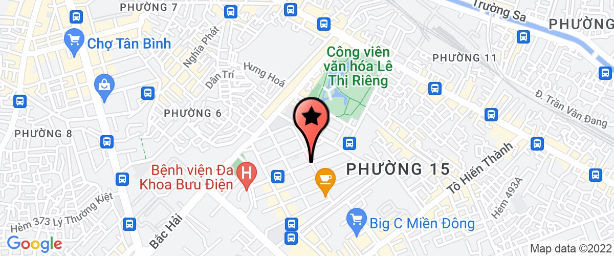 Map go to Tan Phuoc Electric Game Company Limited