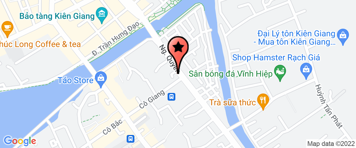 Map go to Hoi Nong Dan TP.Rach Gia