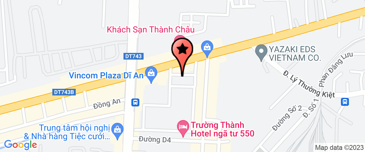 Map go to Ga Ya Restaurant Company Limited