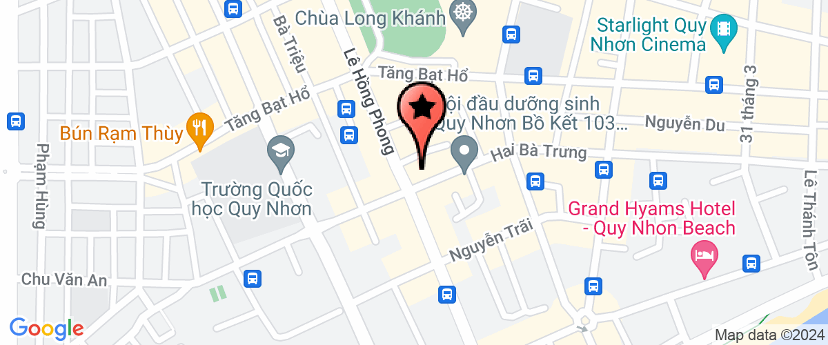 Bản đồ đến Công Ty TNHH Ống Gió Bình Định