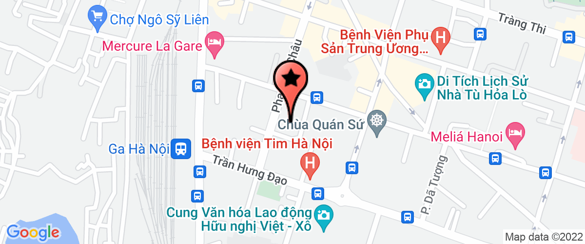 Bản đồ đến VPĐD HYUNDAI ARCHITECTS & ENGINEERS ASSOCIATES tại Hà Nội