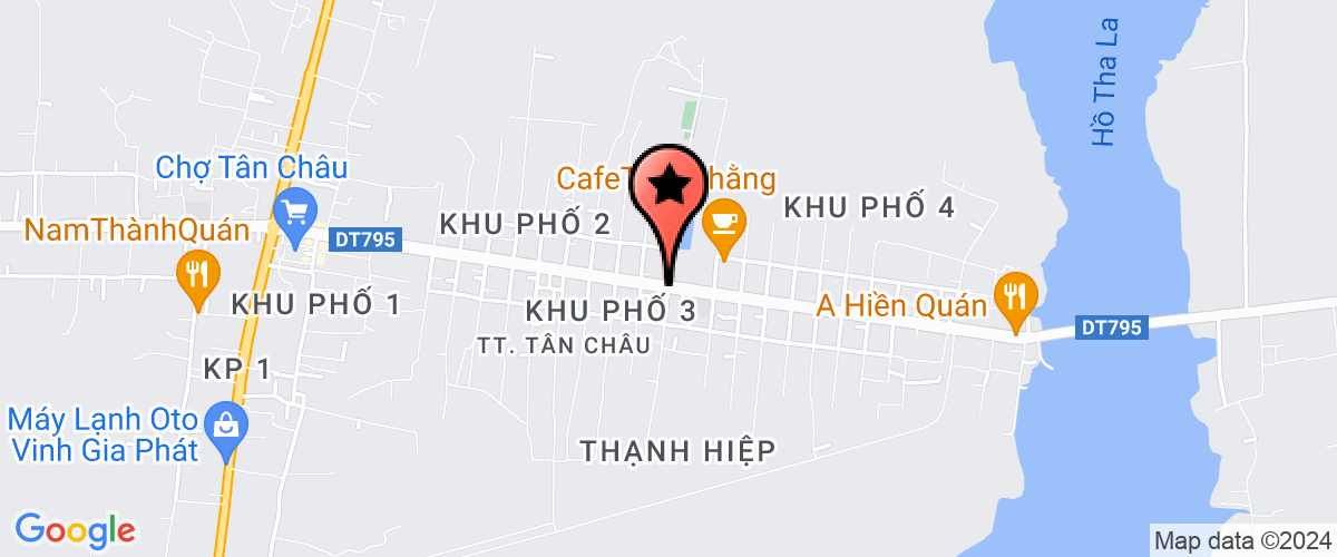 Map go to UBND xa Tan Thanh