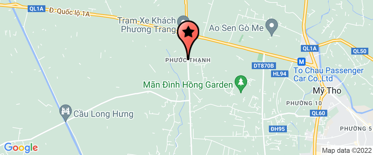 Map go to Phuoc Thanh High School