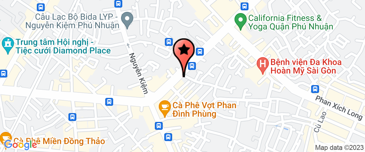 Map go to Sen Viet Aviation Service Company Limited